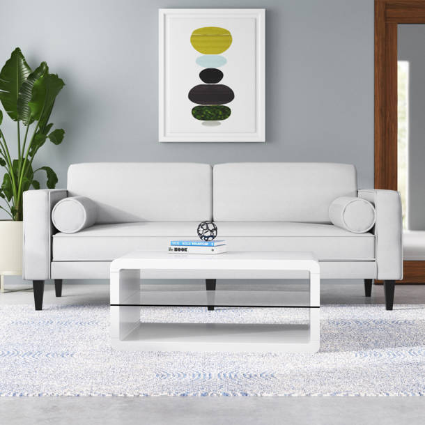 Wade Logan® Horncastle Glass Abstract End Table & Reviews Wayfair